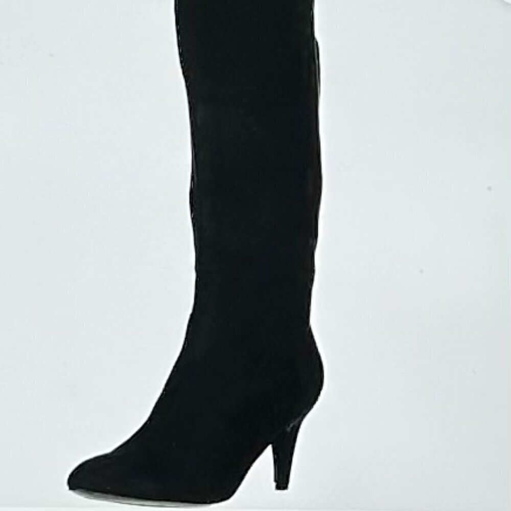 Nine West Womens Buyah Faux Suede Tall Knee-High Size 9.5